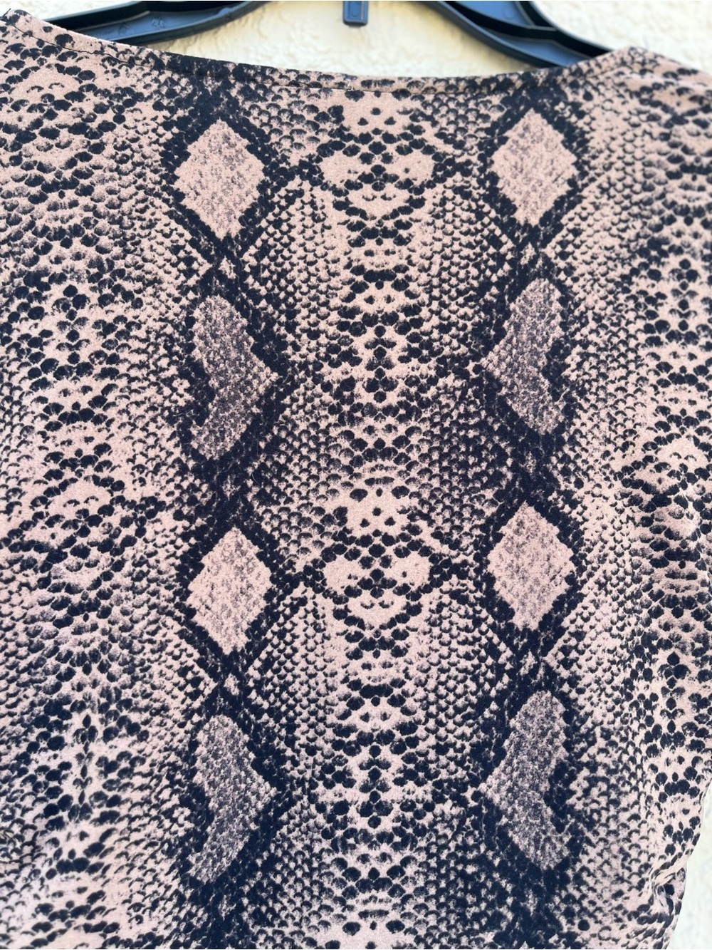 Windsor Snake Print Ruched Bodycon Dress Deep V Neck Long Sleeve Going out y2k - Picture 7 of 9